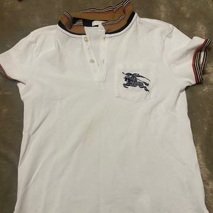 Boys Burberry polo T-shirt